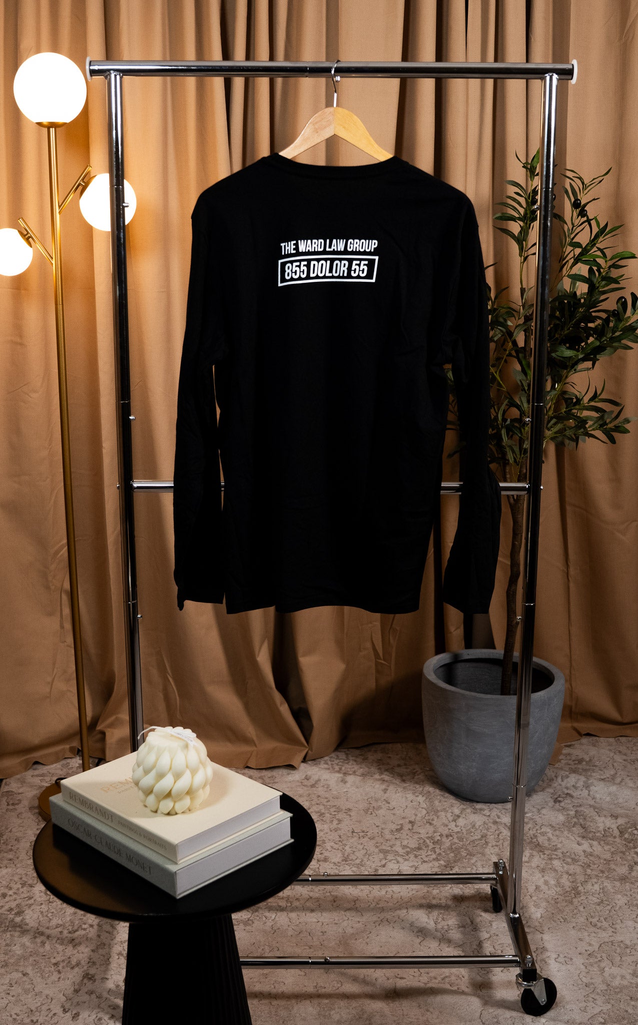 Best Place to Work Black Long-sleeve