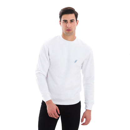 Service - White and blue Crew neck (Unisex)